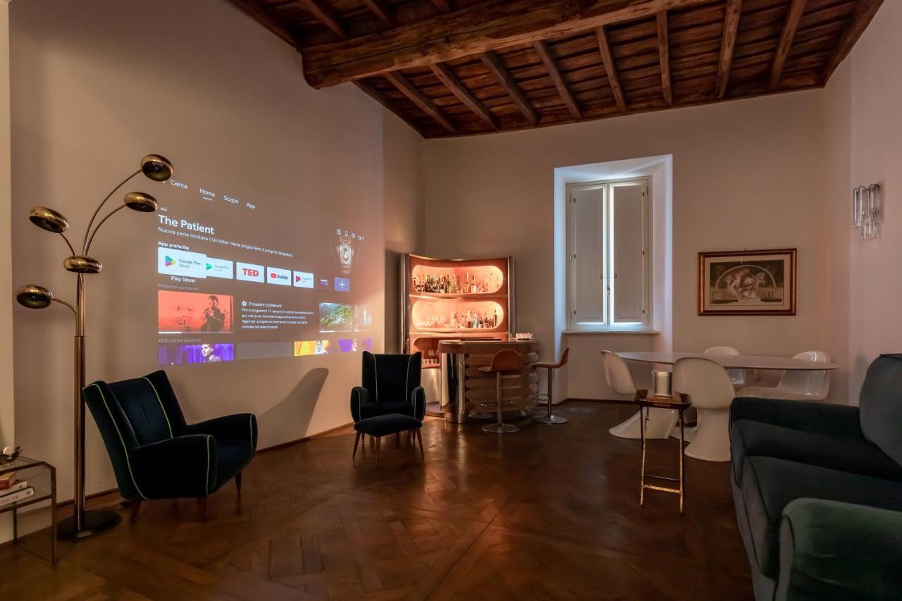 Chic And Style In Historical Via Giulia Apartment Rome Exterior photo